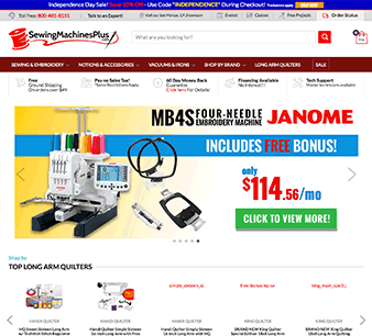 Sewing Machines Plus Online Store